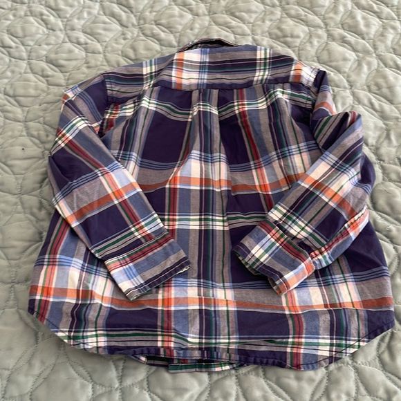 Ralph Lauren 2T button down plaid shirt - Picture 3 of 5